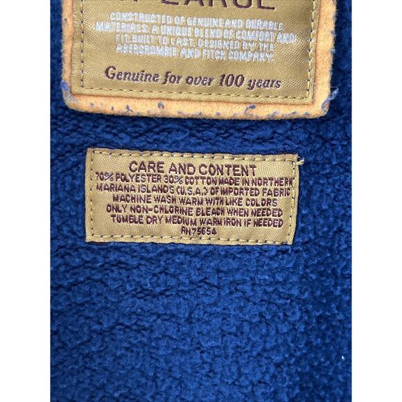 Vintage Abercrombie & Fitch Keene Valley Athletic Full Zip Track Jacket Men's XL - Picture 7 of 9